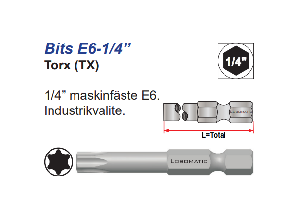 Bits Torx 30X50mm 