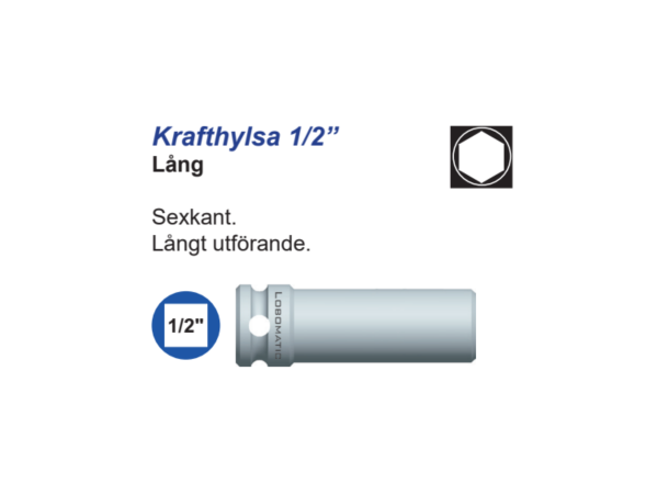 Kraftpipe 1/2" 30X80mm Lobomatic 