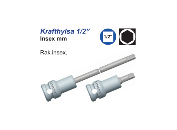 Kraftpipe Unbrako 1/2" 8X200mm Lobomatic