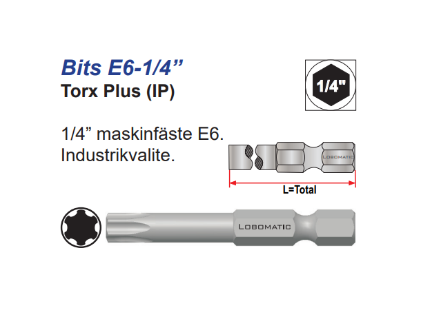 Bits Torx Plus IP6X90mm
