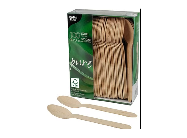 Skje Treverk 15,7cm 100 Stk 