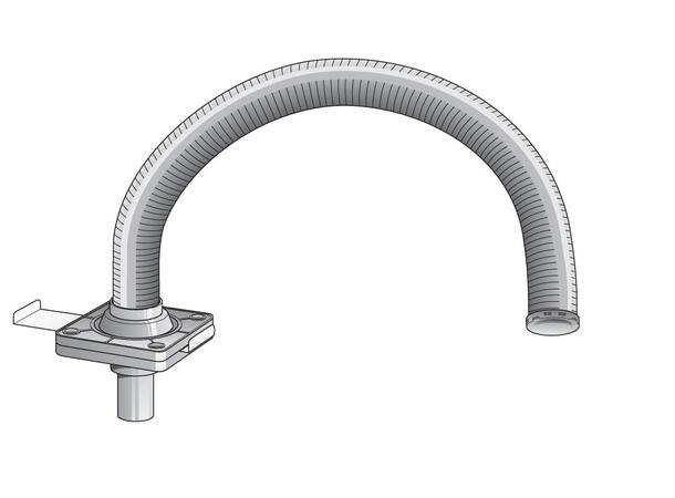 Avsugsarm Esd Fx Ø32 1M Flexibel FX32 