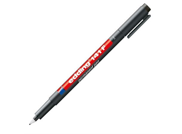 Edding 141F Merkepenn 0.6mm Sort 