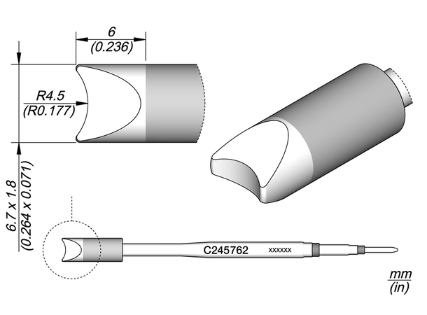 Loddespiss Jbc Cartridge Connector R4,5 