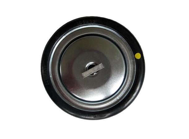 Hjul 100mm Esd m/brems og 12mm hull 