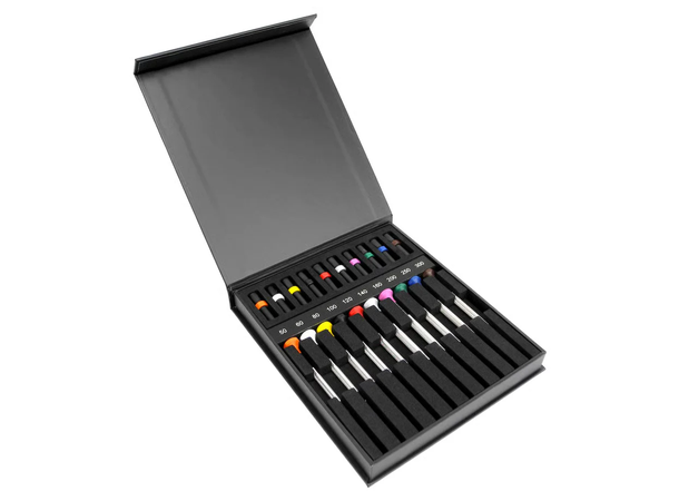 Skrutrekkersett Bergeon 10stk 0,50-3mm, 10stk. 