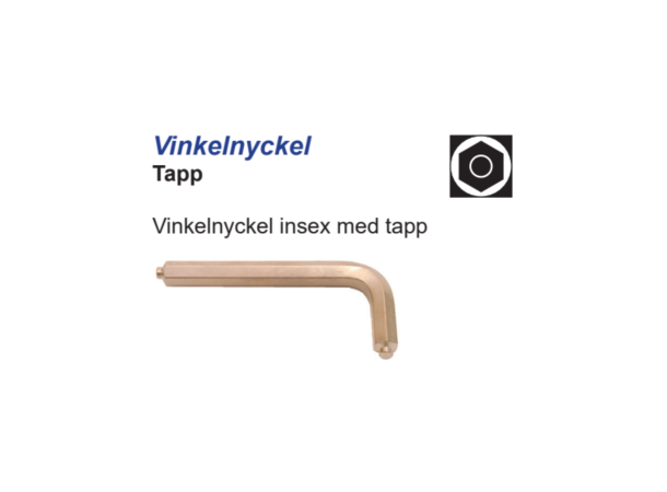 Unbrakonøkkel 5mm m/Styretapp Lobomatic 
