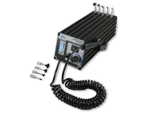 Adjust-A-Vac 220V, incl: 5f Non marking Black-Buna cups needed 