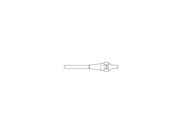 Avloddespiss Weller Ø1,0mm, Ø2,3mm, 10,5mm 