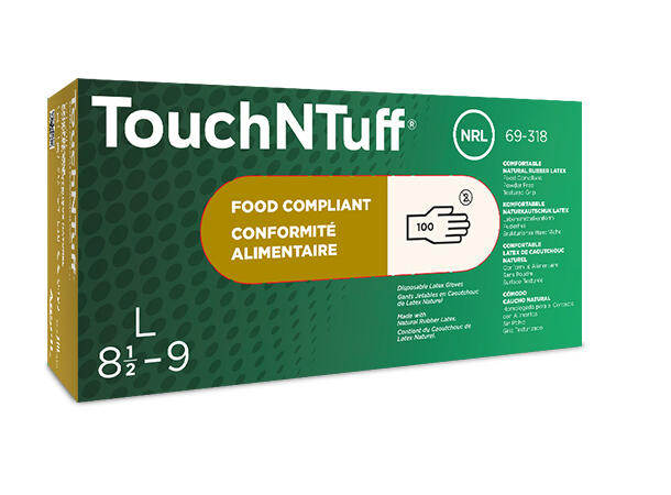 Hanske Latex Pudderfri Touchntuff-Small 