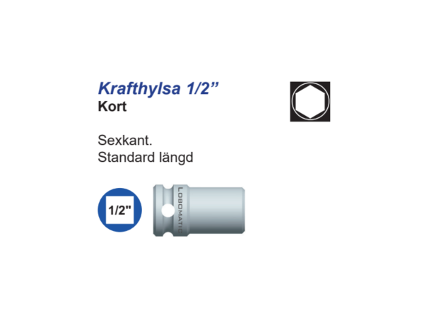 Kraftpipe 1/2" 7/8"X38mm Lobomatic 