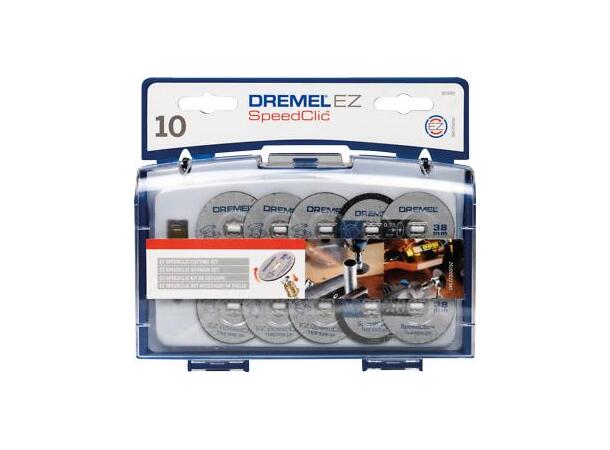 Kutteskivesett Metall/Plast Dremel 10Pk SpeedClic 