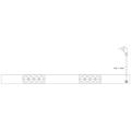 Ledningskanal WB150 Treston 4x2 Stikk