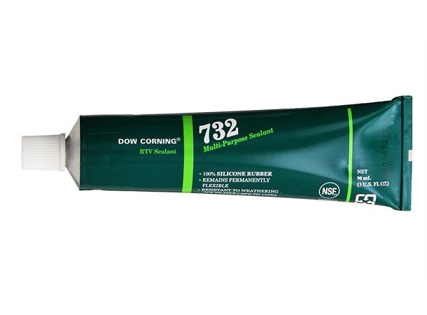 Silikonbasert Universal Lim 90Ml Sort Dow Corning 