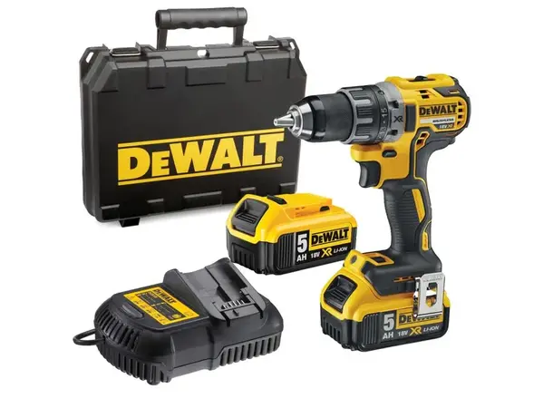 Drill Børsteløs 18V Dewalt 2X5,0Ah Lithium 