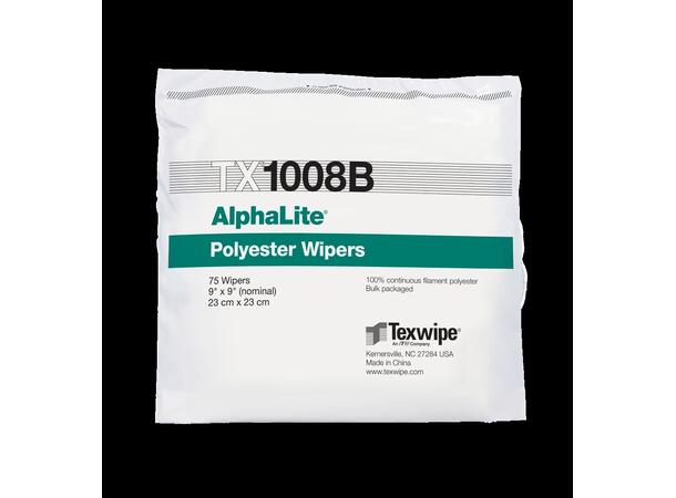 Kluter 23X23 Tx1008b 150Stk Texwipe AlphaLite 100% polyester 