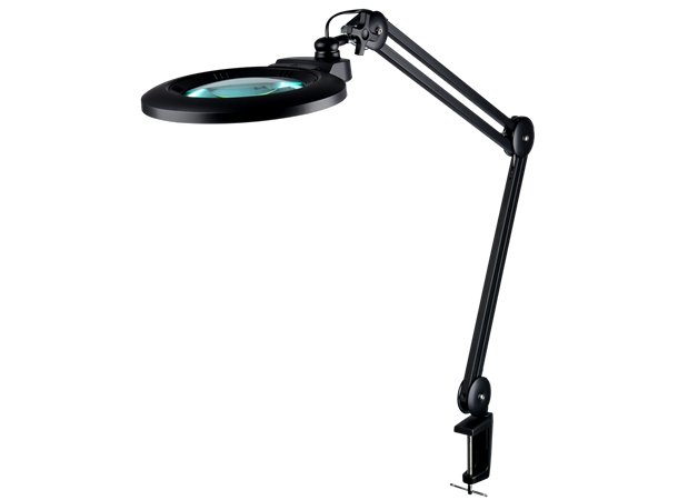 Lupelampe Rund Esd 84 Led 178mm Em 5 Diopter / 225% forstørring 