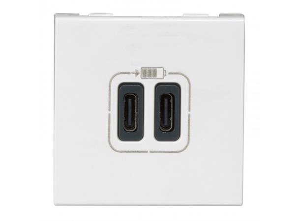USB lader Type C og C, 5V-3A-15W Til kanalsystem