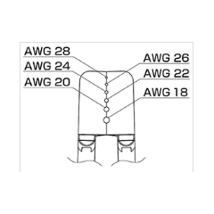 Avisoleringsblad Hakko For Ft-802/8004 18-28AWG, Pr. Par