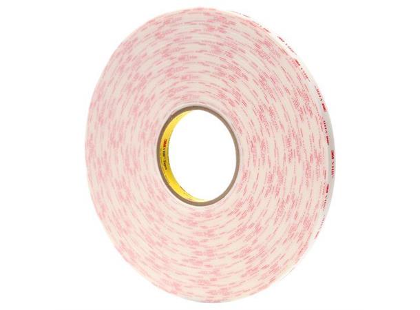 Foam Tape VHB 9,5mm 3M Hvit 33m