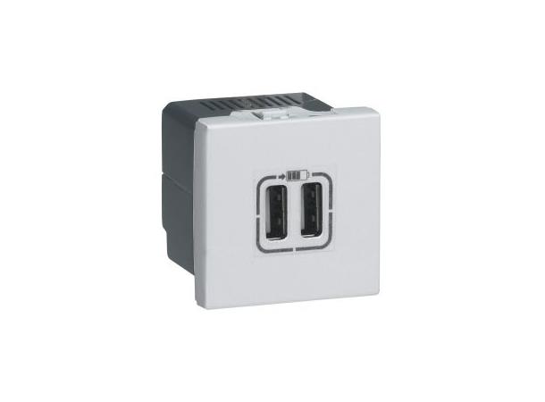 USB lader Type A og A, 5V-3A-15W Til kanalsystem