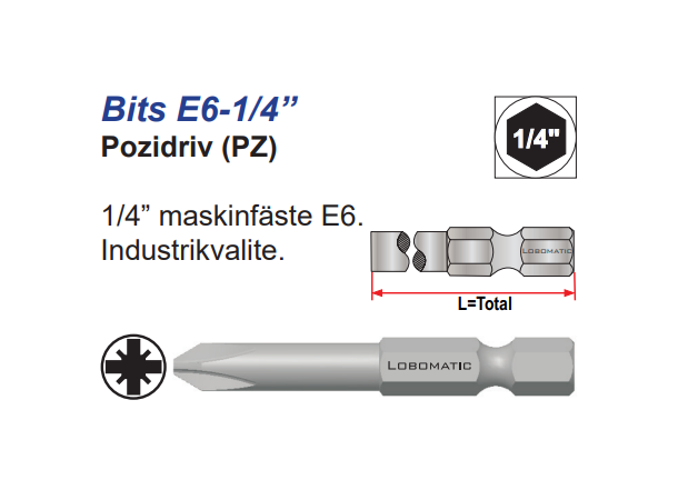 Bits Pzd 2X90mm