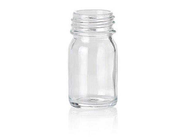 Flaske 30Ml Klar Med Kork Ø36mm H 68mm 
