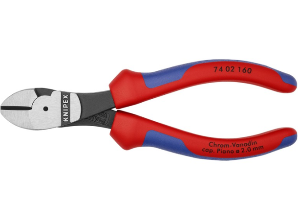 Sideavbiter 160mm, Cu Max 3,4mm Knipex, Bevel 