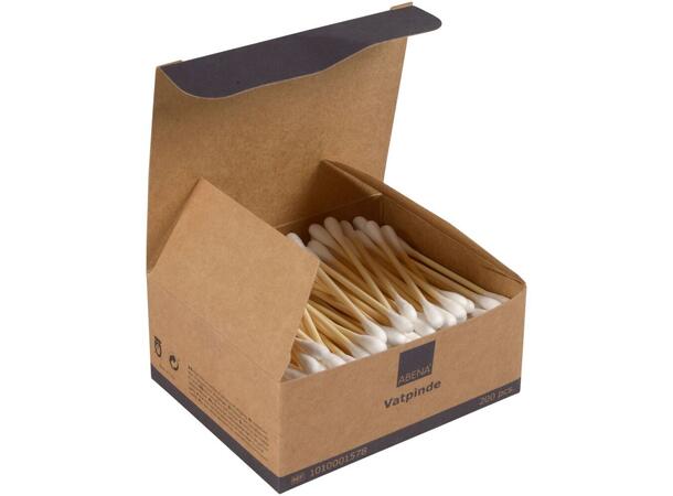 Q-Tips Treskaft 7,5 cm Doble 200Stk ( erstatter #120795 / N705120795 ) 