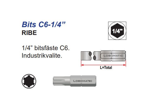 Bits Torx Ribe M5X30mm 
