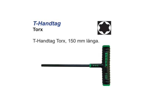 T-håndtak Torx 25X150mm Lobomatic 