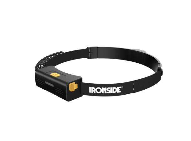 Hodelykt Led 120° 400Lm Oppladbar Ironside 