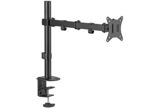 Skjermfeste for 1 monitor MM100 m/bordklemme VESA 75/100, maks 9kg 