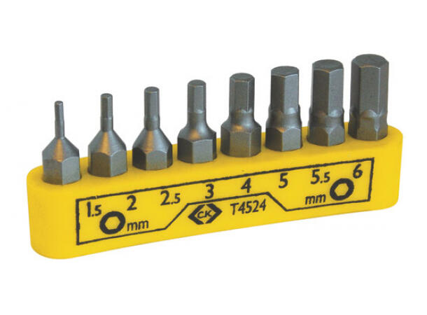 Bits Sett Unbraco 8deler 1,5 - 6mm Carl Kammerling 