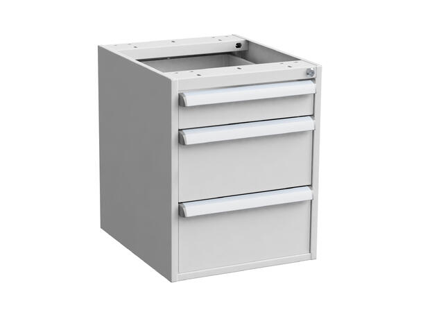 Skuffseksjon 560X520X450Xmm M/3 Skuffer Treston Esd, Skuffer: 1x100mm+2x200mm 