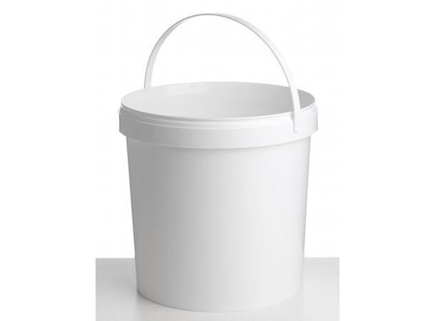 Bøtte Plast Hvite 11,2 Liter Emsafe Med Plasthåndtak, Ø 269 