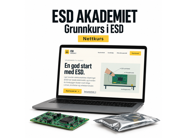ESD Akademiet Grunnpakke Inkl. Bedriftstilgang og 10 Lisenser 