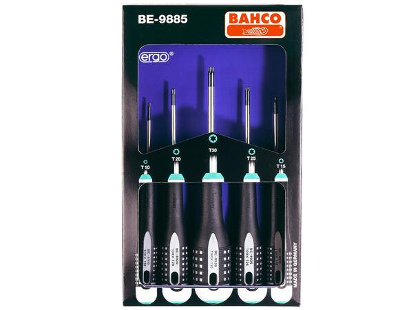 Skrutrekkersett Torx 5 Deler Bahco T10, T15, T20, T25 & T30 