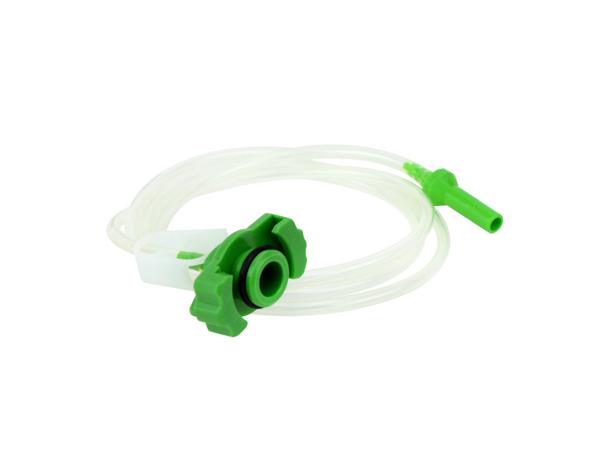 Adapter 10cc Grønn  Fisnar 1,8m QuantX m/push-to-connect og bajonett kobling 