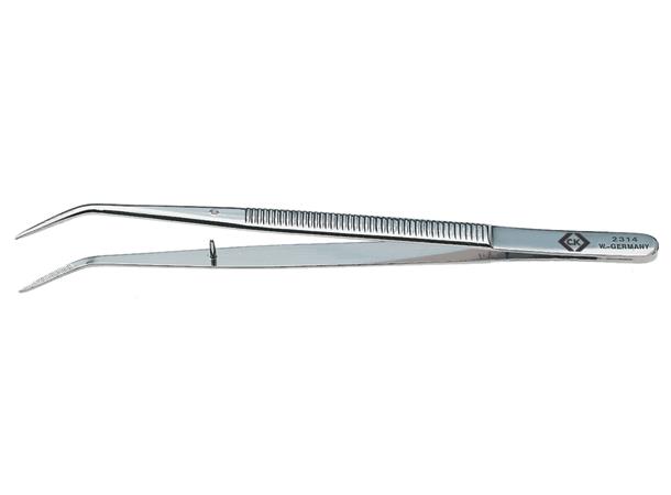 Pinsett Fin M/Bøy Og Riller, Guide Pin 150mm Universal Ck 