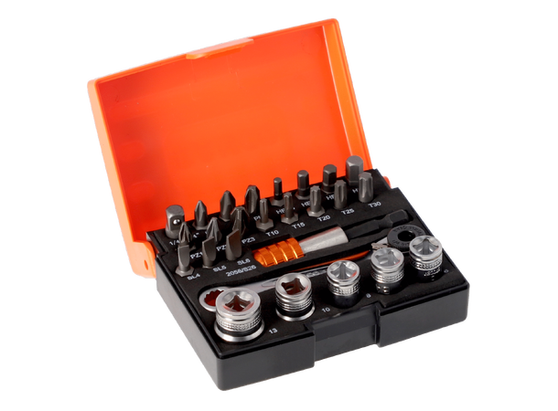 Pipesett Bahco 1/4" 26 Deler 