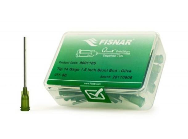 Dispenserspiss Fisnar 14G 1,6mm -1,5 Olive (H5600851,5) 