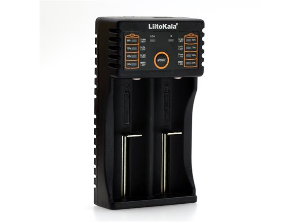 Lader For 2 X 18650 3,7V Li-Ion Batteri Er 