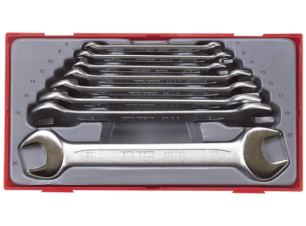Fastnøkkelsett 6-22mm TT6208 Teng Tools 