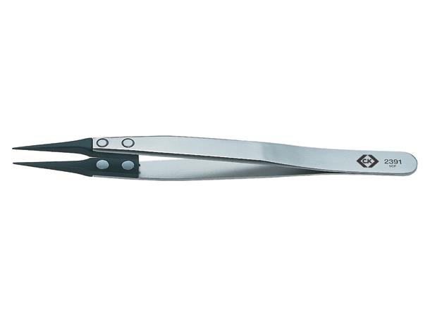 Pinsett Tynn/Fin Spiss 130mm Carbofib 5 Cf Ck 
