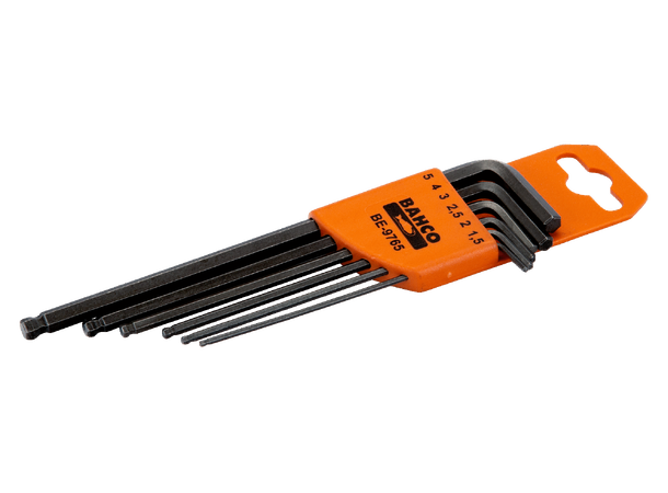 Unbranøkkel Sett 1,5-5mm m/Kule Bahco 
