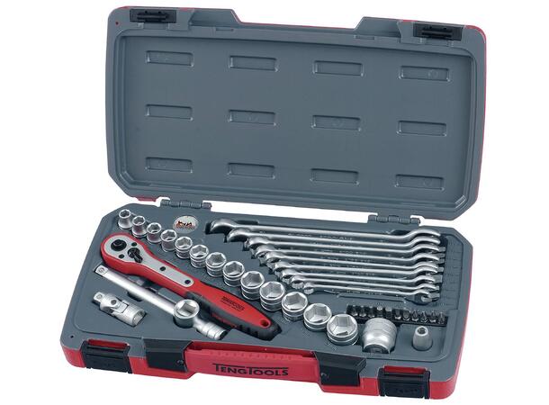Pipesett 3/8" 39Deler T3840 Teng Tools 