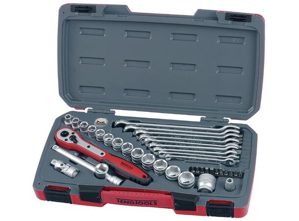 Pipesett 3/8" 39Deler T3840 Teng Tools