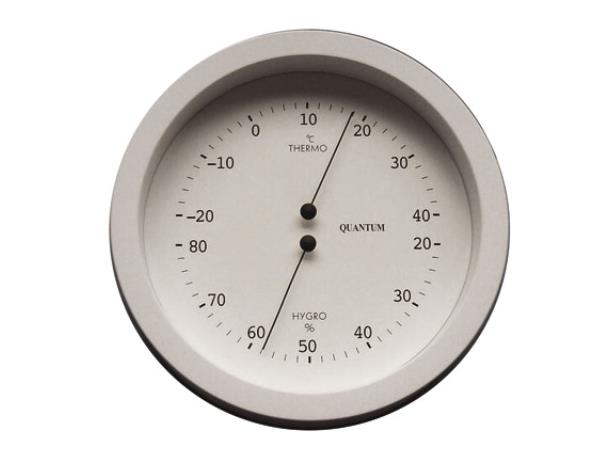 Termometer / Hygrometer Analogt Ø 130mm