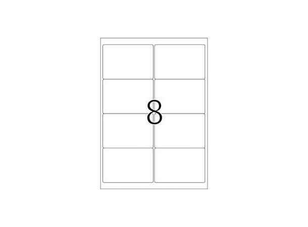 Etiketter Blank 99,1X67,7mm Pk A 800 